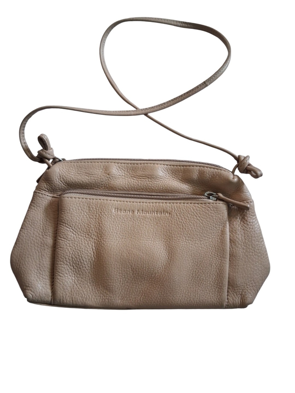 Stone Mountain Beige Crossbody Bag